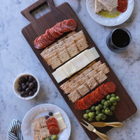 Walnut Charcuterie Paddle Board