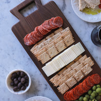 Walnut Charcuterie Paddle Board