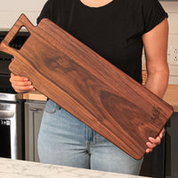 Walnut Charcuterie Paddle Board