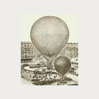 Hot Air Balloon Vintage Digital Download