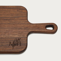 Double Sided Walnut Charcuterie Board with Bowls Set
