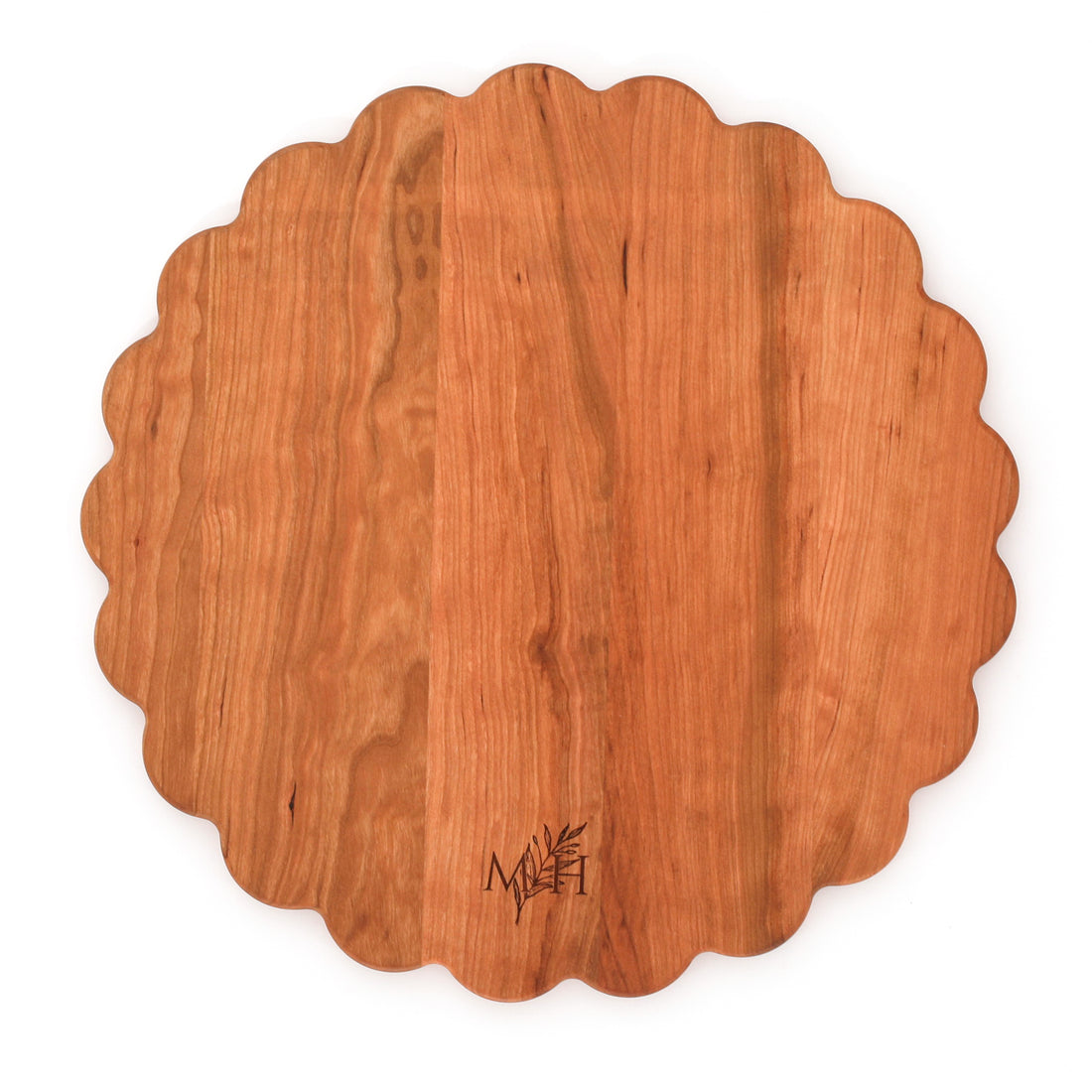 Round Scalloped Cutting Board