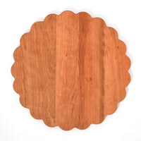 Round Scalloped Cutting Board