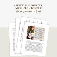 Fall/Winter Meal Plan Bundle