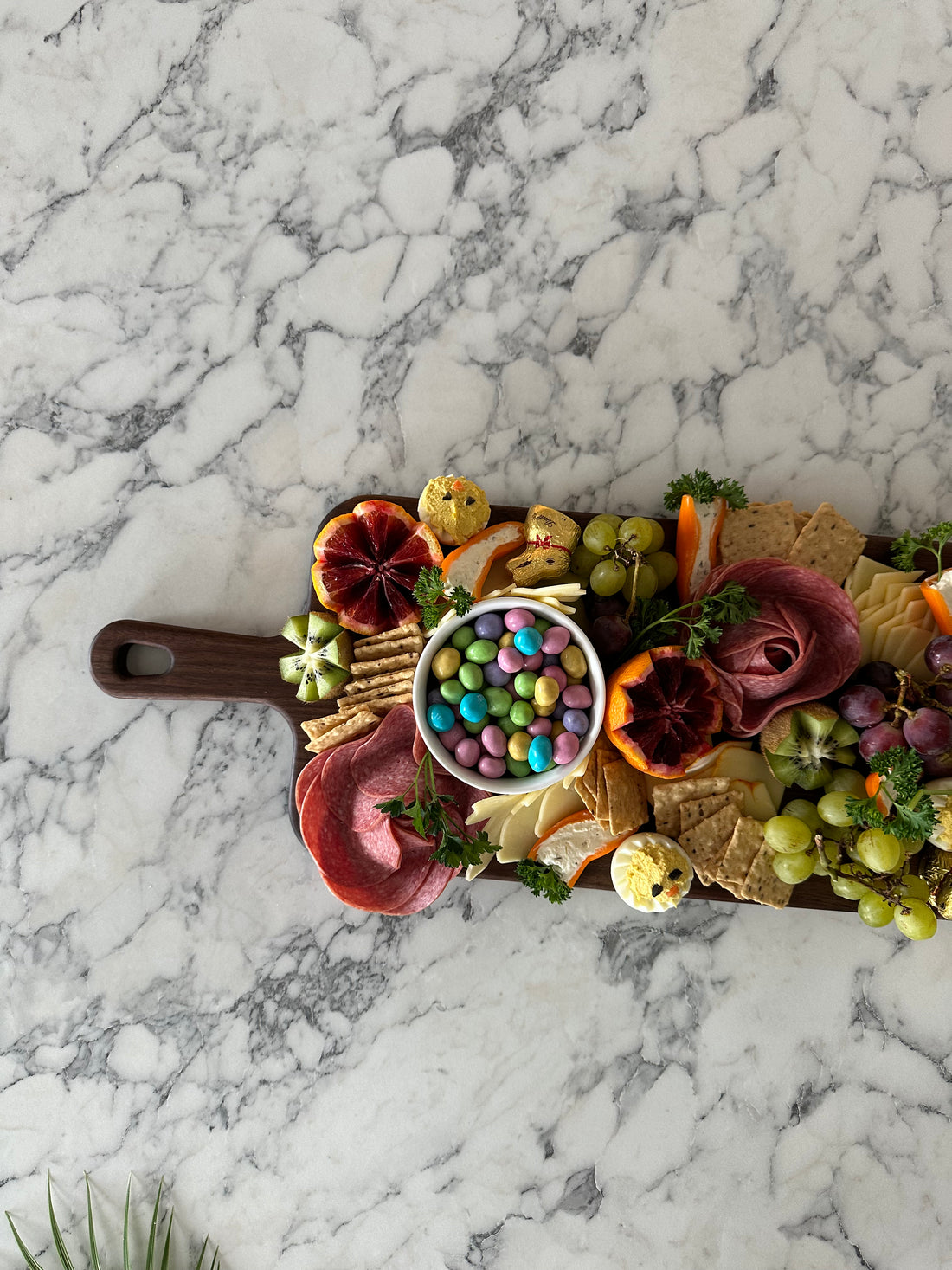 Double Sided Walnut Charcuterie Board And Bowls Set