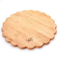 Round Scalloped Cutting Board