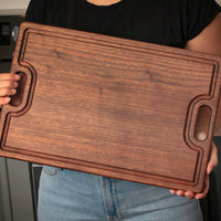 Cutting Board with Juice Groove and Handles