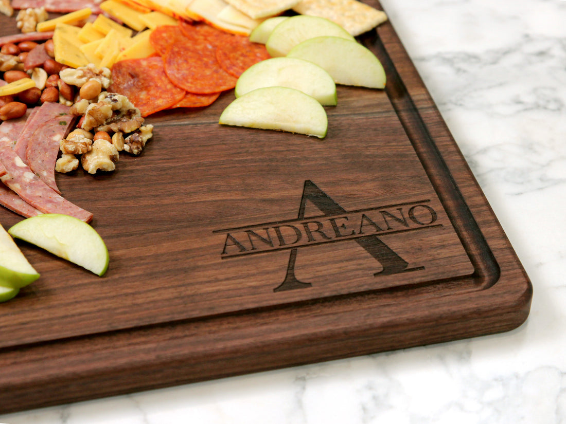 Cutting Board with Juice Groove and Handles