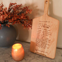 Handwritten Recipe Cutting Board - Custom Engraving