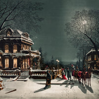 Christmas Night Vintage Print (Download)