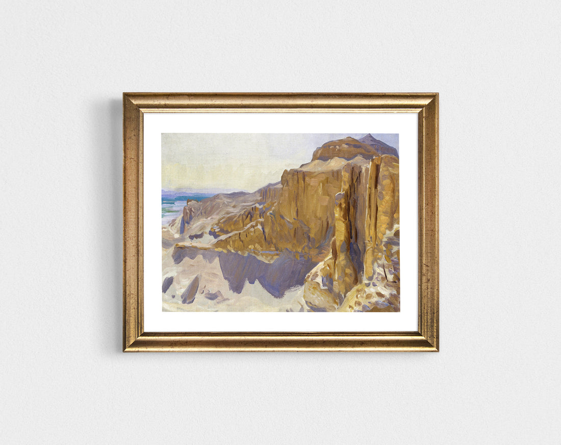 Cliffs of Egypt Vintage Print (Download)