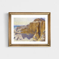 Cliffs of Egypt Vintage Print (Download)