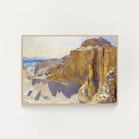 Cliffs of Egypt Vintage Print (Download)