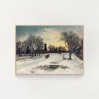 Christmas Eve - Holiday print-ready download by W.C. Bower