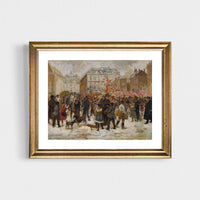 Christmas Market in Vienna - holiday print-ready download