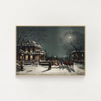 Christmas Night - holiday print-ready download