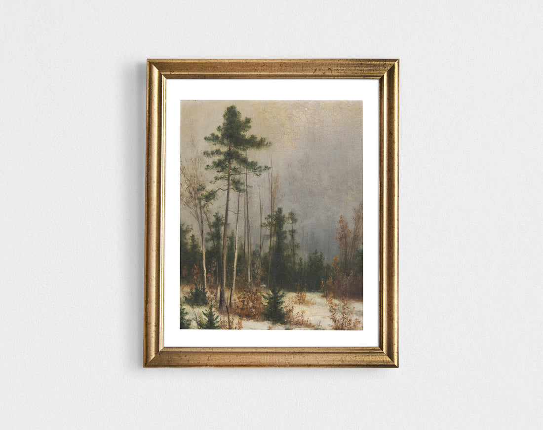 Winter Forest - holiday print-ready download