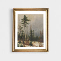 Winter Forest - holiday print-ready download