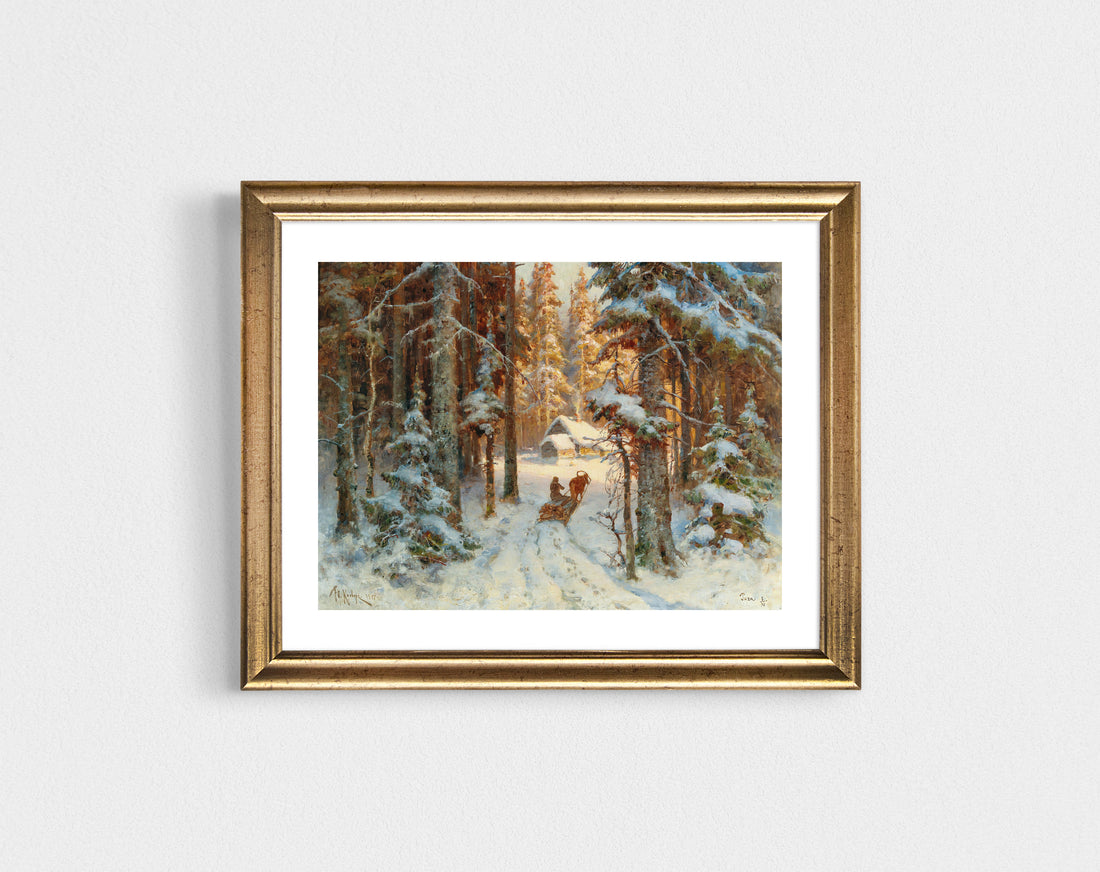 Returning Home Holiday Print-ready Download by Julius Von Klever