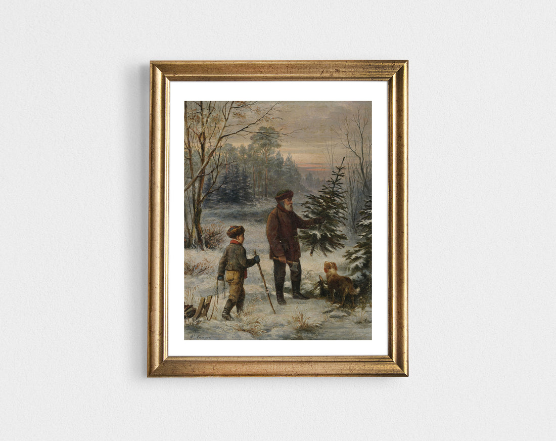 The Christmas Tree - holiday print-ready download
