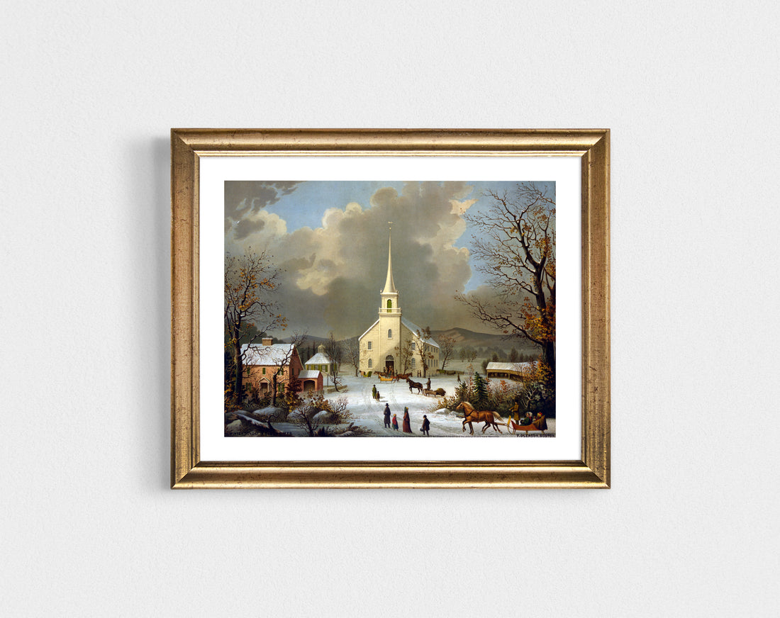 A Winter Day - holiday print-ready download