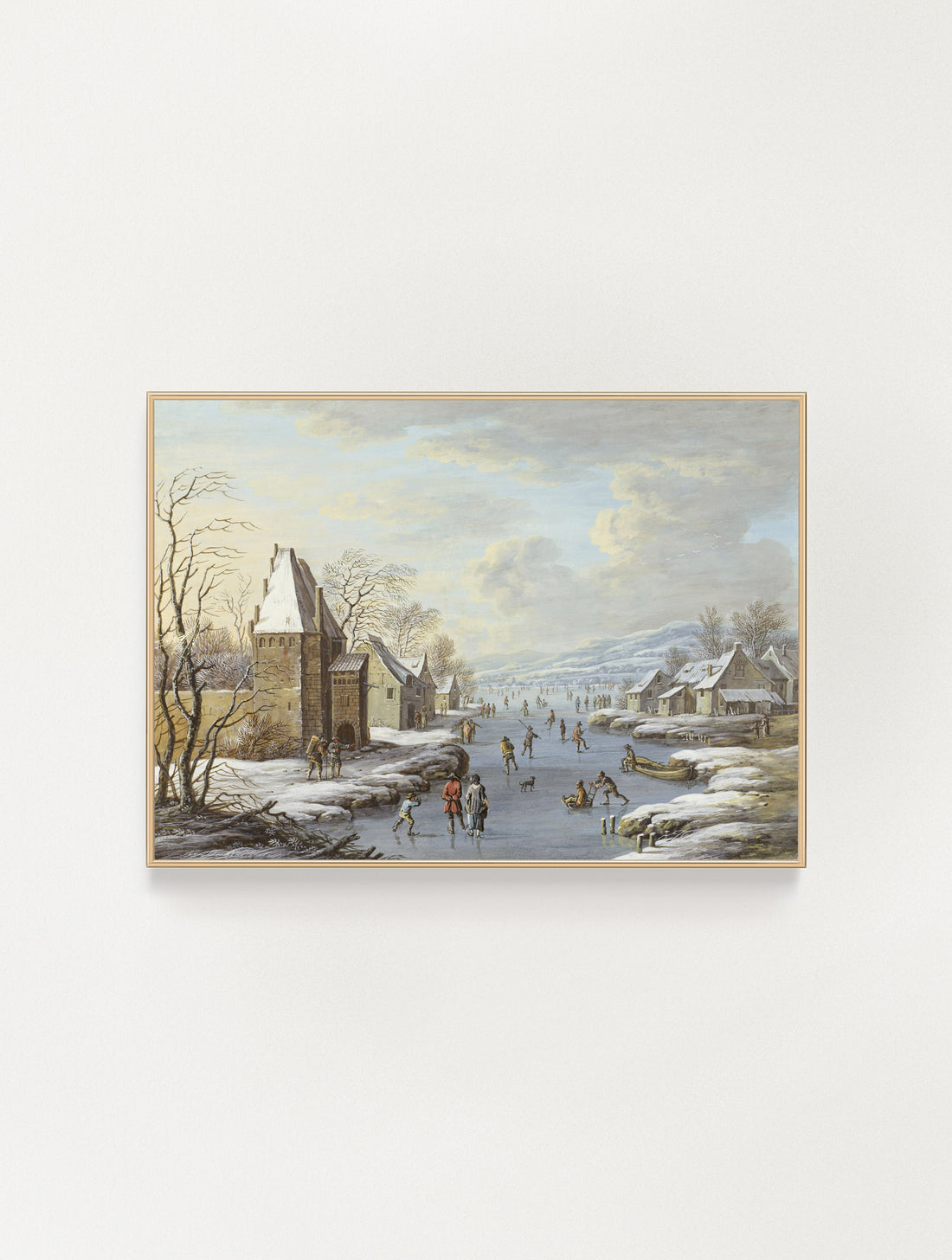 A Winter Scene - holiday print-ready download