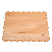 Scalloped Butcher Block Cutting Board