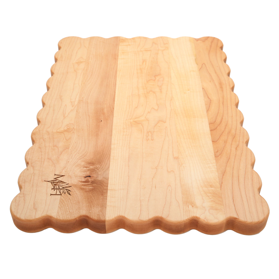 Scalloped Butcher Block Cutting Board
