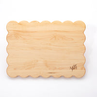 Scalloped Butcher Block Cutting Board