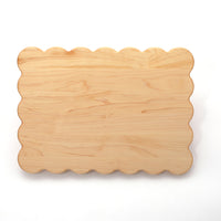 Scalloped Butcher Block Cutting Board