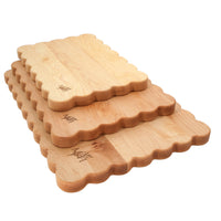 Scalloped Butcher Block Cutting Board