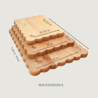 Scalloped Butcher Block Cutting Board