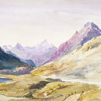 Switzerland Vintage Watercolor Landscape (Download)