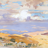 Jerusalem Watercolor Landscape (Download)
