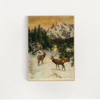 Red Deer in the Alps Download