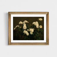 White Floral Still Life